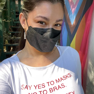 Gia Olimp is an active supporter of Women and LGBTQ+ .